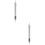 2pcs Badminton Racket Nail Tool Dual-Ended Grommet Removal And Replacement Tool For Single And Double String Rackets Material For Easy Use 9
