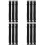 12Pcs Black Tie Down Straps with Buckle Adjustable Cargo Lashing Belts 5