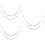 Set Of 3 Clothes Hangers Clothesline Space Saving Camping 8