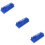 3Pcs Laboratory Blue Plastic Test Tube Stand Peg Storage Drying Rack 11