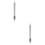2pcs Badminton Racket Nail Tool Dual-Ended Grommet Removal And Replacement Tool For Single And Double String Rackets Material For Easy Use 8