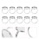 2 Pack Adjustable Holder Diy Accessory Stainless Steel Bases 10