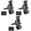 3Pcs Auto Car Phone Mount Black 360 Degree Rotatable Holder 3