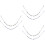 Set Of 3 Clothes Hangers Clothesline Space Saving Camping 7