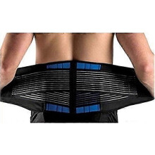 Back Support Belt, Deluxe Neoprene Double Pull Lumbar Brace for Lower Back Pain Relief, Slipped Disc, XXXL 3XL