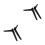 Worgeous 2 Sets Stand Legs Tv Table Support Replacement Base 4