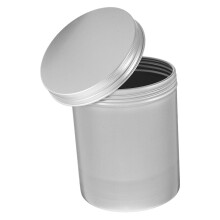 Aluminum Tea Container Airtight Minimalist Design for Tea and Matcha Storage Elegant Kitchen Organizer 500ml