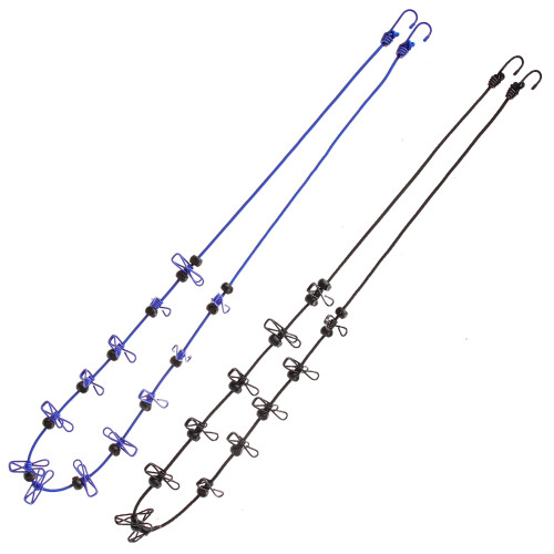 Set Of 3 Clothes Hangers Clothesline Space Saving Camping 1