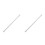 2Pcs Telescopic Tension Rod White Iron Multi-Use Adjustable Shower Rod 6