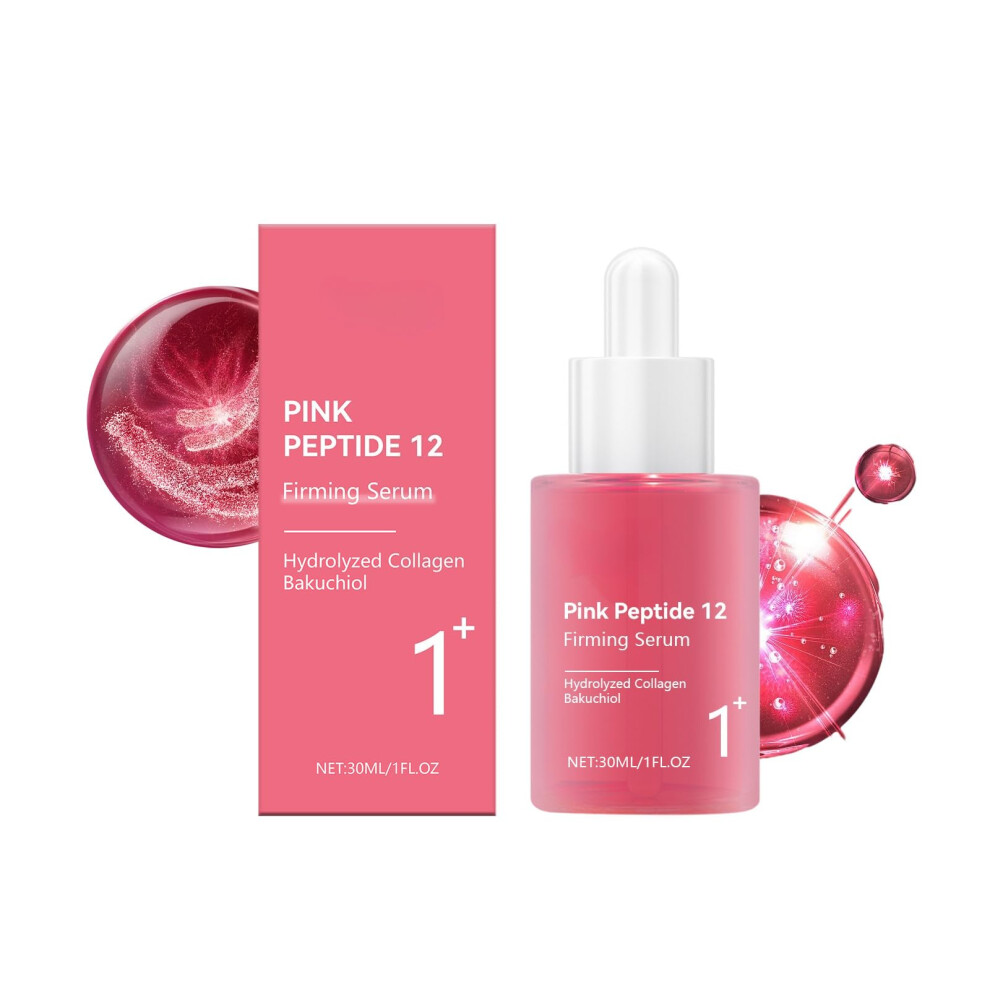 Peptide Firming Serum with Niacinamide and Collagen, Hydrating AntiAging Facial Care 30ml