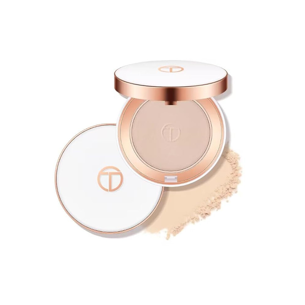Ivory Mineral Pressed Powder Foundation Â Longlasting Waterproof Coverage Compact