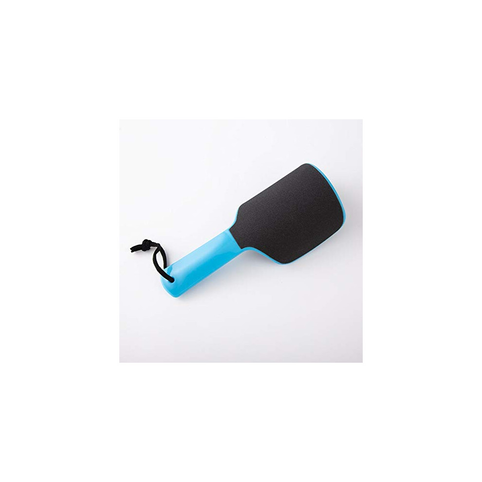 Blue Professional Doublesided Foot File Callus Remover With Ergonomic Palm Grip For Hard Skin Â