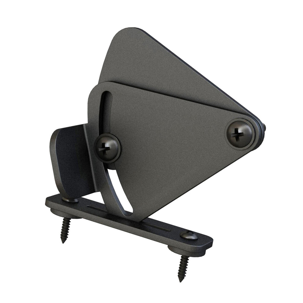 Black Frosted Carbon Steel Sliding Barn Door Latch - Decorative & Practical 6901380914335