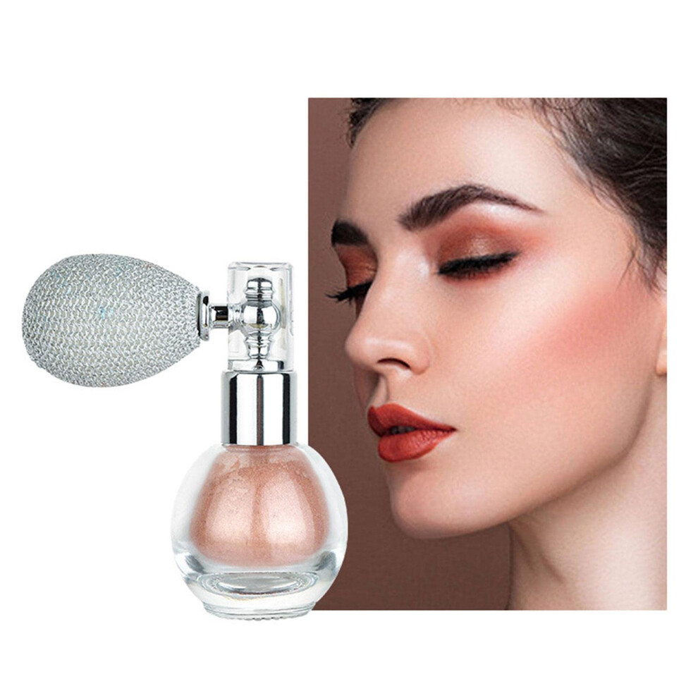 Highlighter Spray with Instant Glitter for Face and Body, Shimmer Glow Makeup for Parties