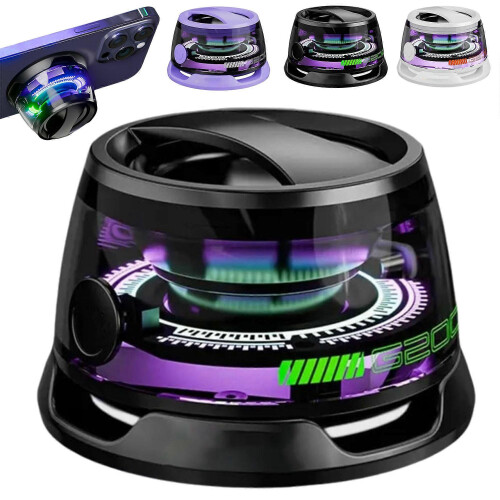 (black) Magnetic Mini Bluetooth Speaker,Multifunctional Magnetic Bluetooth Speaker