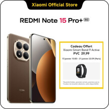Redmi Note 15 Pro+ 5G Moka 8 GO + 256 GO Snapdragon 7s Gen 4