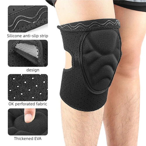 Protections de genoux flexibles supplémentaires amortissant le 1