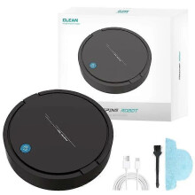 (Portable box) Mart Sweeping Robot 2-in-1 Mini Intelligent Sweeping Robot Sweeping Dragging Suction Vacuum Cleaner AllinOne