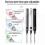 (white) Wireless Portable Soldering Iron Kit, Rechargeable Soldering Pen with Iron Tip 3
