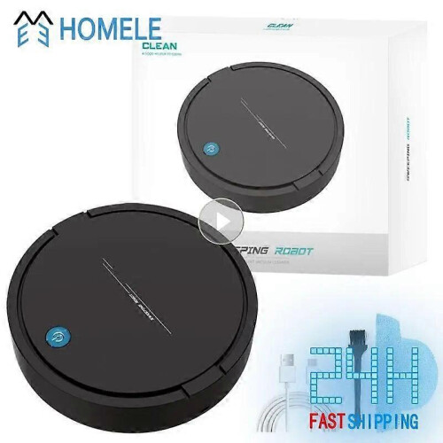 (Portable box) Mart Sweeping Robot 2-in-1 Mini Intelligent Sweeping Robot Sweeping Dragging Suction Vacuum Cleaner AllinOne 1