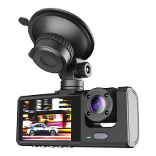 (2 Lens  FrontInside) HD1080P Car Dual Lens Dash Cam Front/Rear/Inside Video Recorder Camera G-sensor