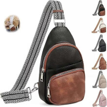 (black and brown) Relevantk Crossbody Bag, Wbougisay Crossbody Bag Womens