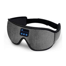 (grey) Sleep Mask with Headphones,Sleep Headphones Breathable Sleeping Headphones for