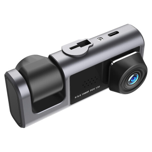 (2 Lens  FrontInside) HD1080P Car Dual Lens Dash Cam Front/Rear/Inside Video Recorder Camera G-sensor 1