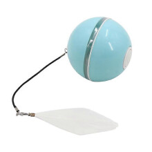 (blue) Automatic LED Intelligent Cat Ball, Interactive Cat Toys Ball with LED Light