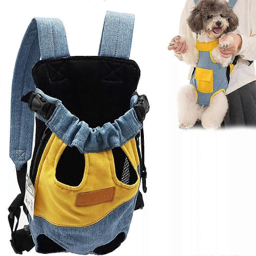 (L, D) Pet Handle Backpack Cat, Cat Carrier Backpack, Pet Travel Portable Cat Backpack