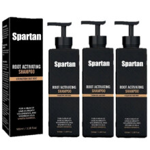 (3pcs) 1-3x SPARTAN Root Activator Shampoo For Men - Hair Growth Shampoo for Hair Loss and Thinning Hair