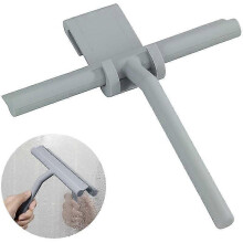 Shower Squeegee Glass Wiper Squeegee with Silicone Blade and Holder Hook for Bathroom/Kitchen/Car Glass/Mirror/Door/Tile