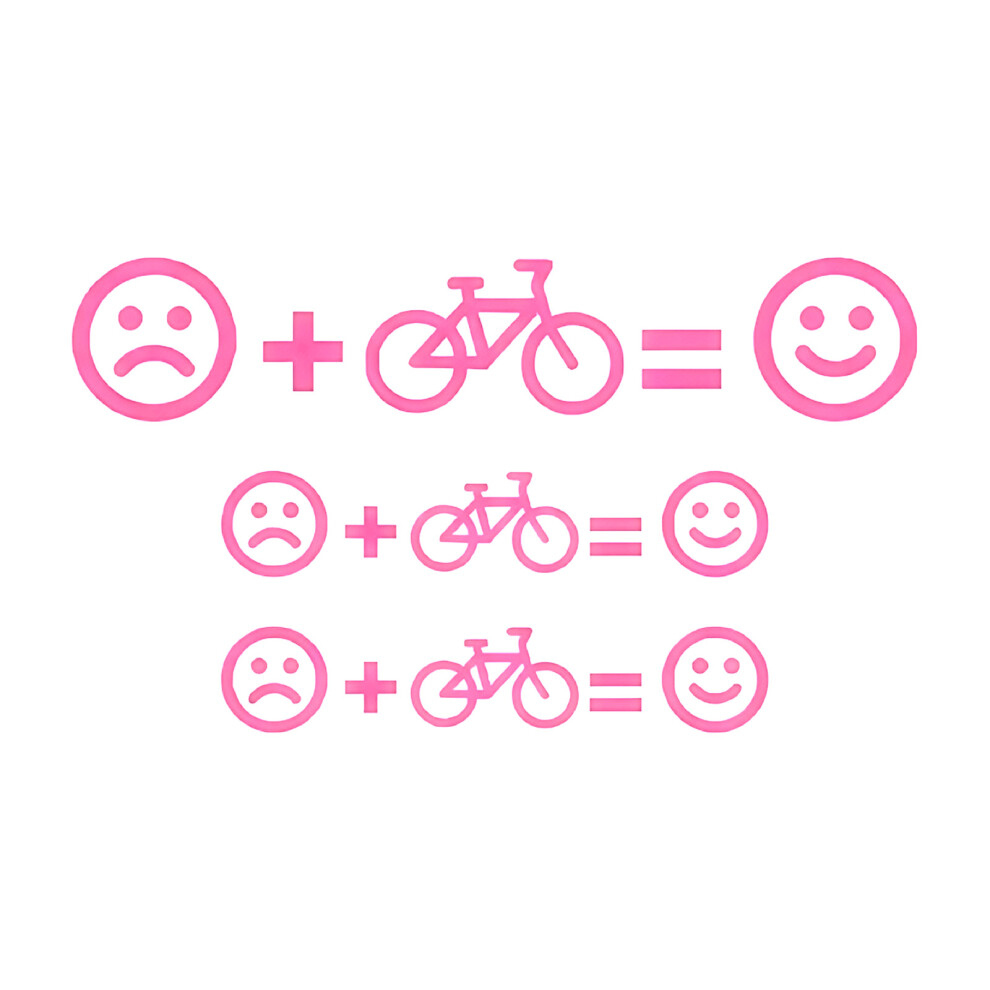 Individualized Cycling Transfers Impermeable Substance- Pink 7751001033261