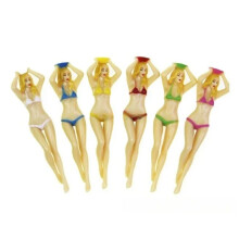 1Pc Plastic Funny Golf Tees Practice Training Golf-Mixed colors