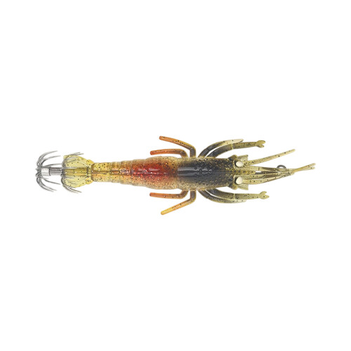 Glow Jig Hook 11cm 9.4g Artificial Hard-Black head and red b