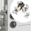 (Silver) Modern Sturdy Single Cylinder Deadbolt Lock for Front Door Security, Invisible Keyed Entry Door Lock 5