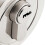 (Silver) Modern Sturdy Single Cylinder Deadbolt Lock for Front Door Security, Invisible Keyed Entry Door Lock 4