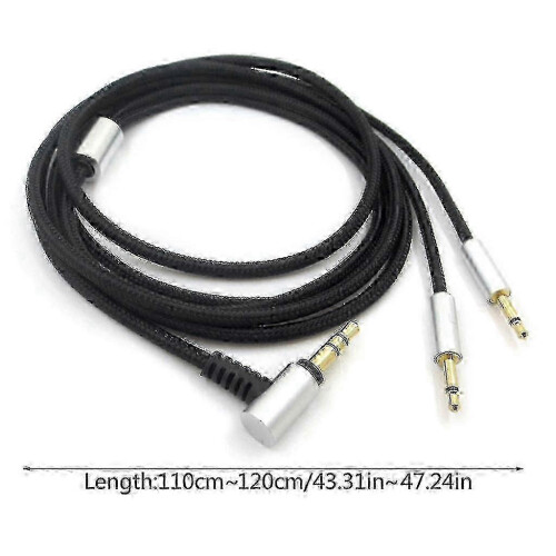 (Wire version) Sennheiser HD202 HD477 HD497 Replacement 3.5mm to 2.5mm Earphone Cable with Tuning Function 1