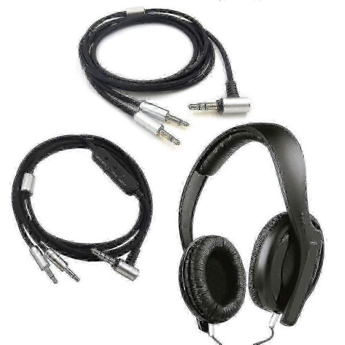(Wire version) Sennheiser HD202 HD477 HD497 Replacement 3.5mm to 2.5mm Earphone Cable with Tuning Function 2