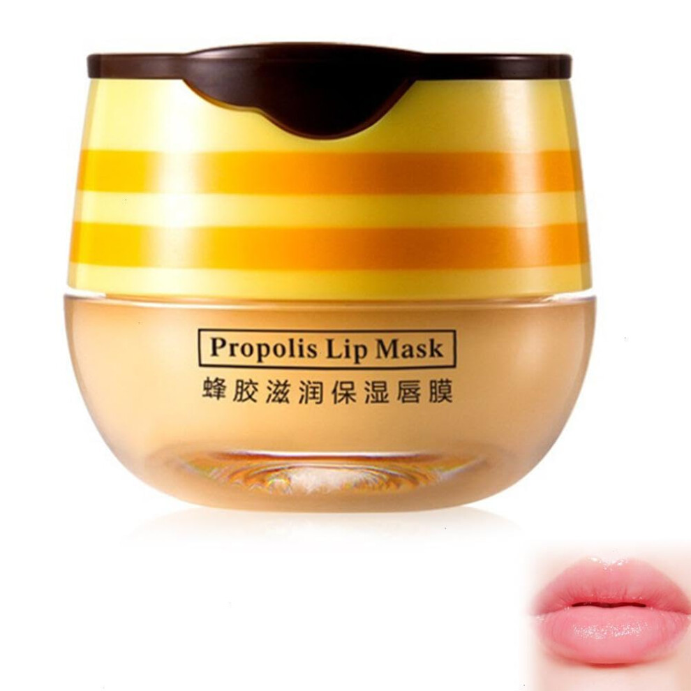 Lip Balm and Honey Lip Mask with Wand, Deep Hydration for Dry Lips, Nourishing and Fast Absorbing