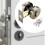 (Bronze) Modern Sturdy Single Cylinder Deadbolt Lock for Front Door Security, Invisible Keyed Entry Door Lock 5