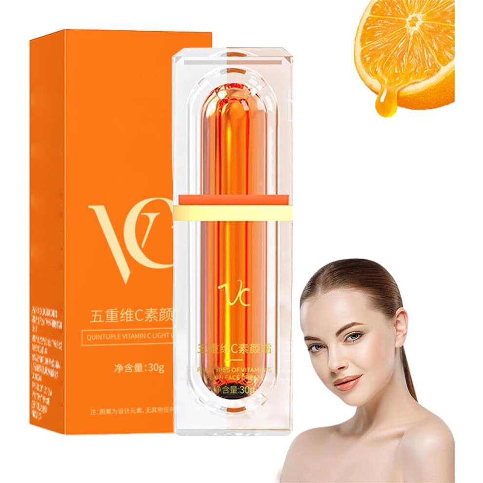 Cream Vitamin C Tone Up 30Ml Face Brightening Moisturizer With Deep Hydration And Waterproof Finish