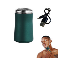 Bearrthóir Leictreach d'Fhir le Cumais Bearrtha Beacht, Scragall Cruach Dhosmálta IPX7 Dearadh Uiscedhíonach Mini Inaistrithe Fliuch Tirim USB