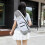 Professional Snorkeling Gear Backpack with Mesh Design-White 3
