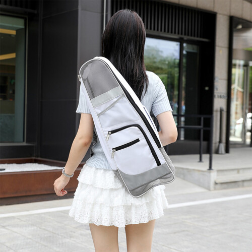Professional Snorkeling Gear Backpack with Mesh Design-White 2