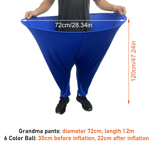 Entertainment Throwing Game Giants Elastic Pants Granny-Yellow 1