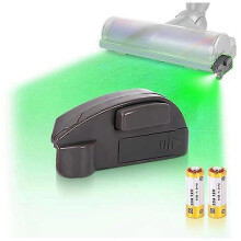 Dust Detector Light Vacuum LED Light Attachment, Green LED Light for Vacuum Cleaner Head Accessorie