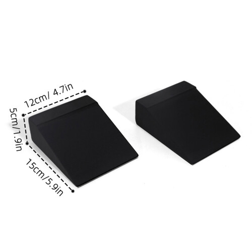 2Pcs Foot Stretch Wedges Block Weightlifting Squats Platform 2