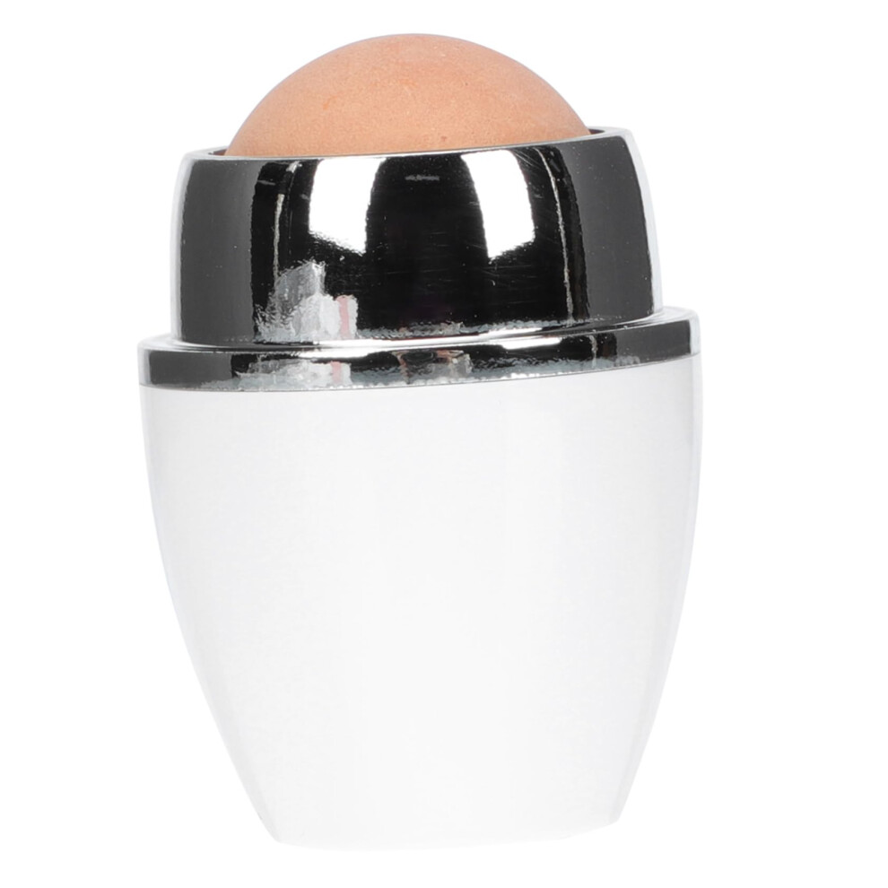 White Volcanic Face Roller With Reusable Stone For Instant Oil Absorption And Makeup Refresh
