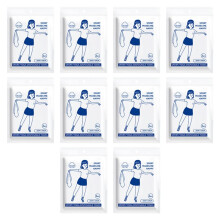 Disposable Face Towels 20PCS Soft Absorbent Cotton Quick Dry Travel Facial Cleansing Cloths White